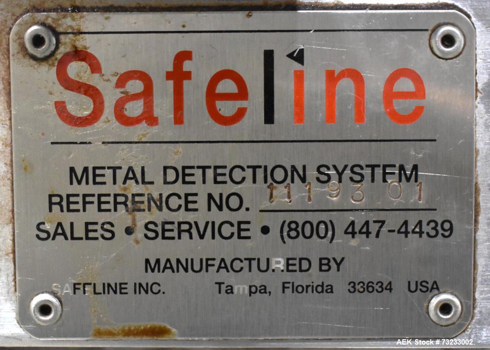 Used Mettler Toledo Safeline V3R Conveyor Metal Detector – 14” x 4.25” Aperture, Air Reject