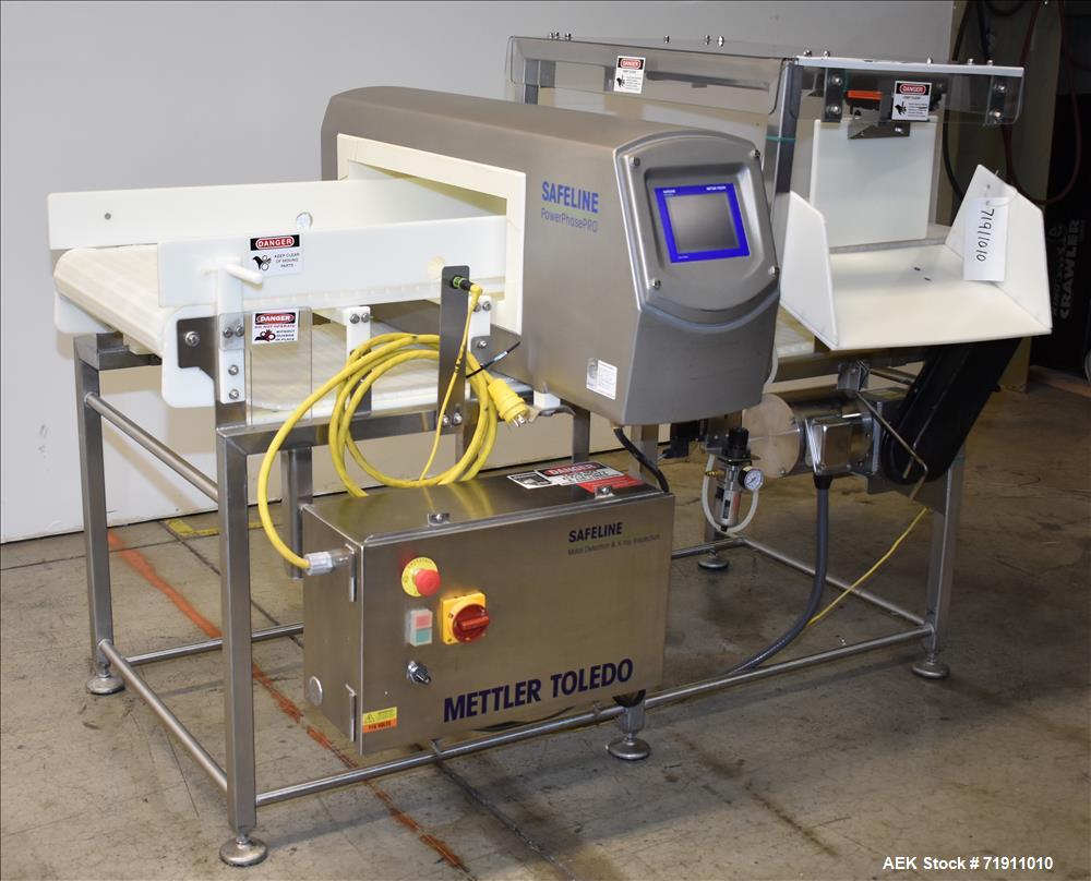 Used Safeline Conveyor Mounted Metal Detector, Model SL1500.