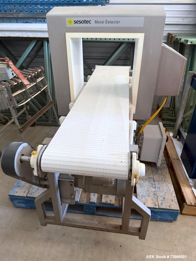 Used Sesotec GLS Metal Detector Conveyor System | Industrial Food & Product Inspection System