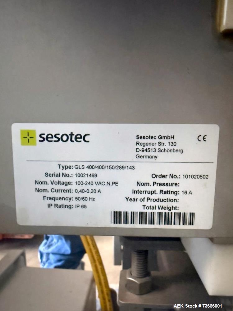 Used Sesotec GLS Metal Detector Conveyor System | Industrial Food & Product Inspection System