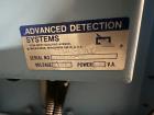 Used Advanced Detection System Series 9100 Large Aperture Metal Detector. Machine was designed to sense particles between 0.250
