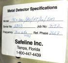 Used Safeline Metal Detector, Model 175X 300 /PW/HT/LO/EM. Capable of seeing a 1.0 fe, 1.2nf, and a 1.5ss. Aperture size 7