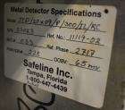 Used Mettler Toledo Safeline Conveyor Mounted Metal Detector