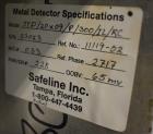 Used- Mettler Toledo Safeline Conveyor Mounted Metal Detector