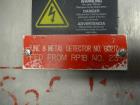 Used Mettler-Toledo Safeline Model Powerphase Plus Metal Detector