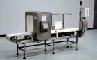 Used Safeline Model 16X22 Metal Detector. Has 16