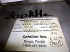 Used Safeline Model 16X22 Metal Detector. Has 16