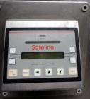 Used Safeline Model 16X22 Metal Detector. Has 16