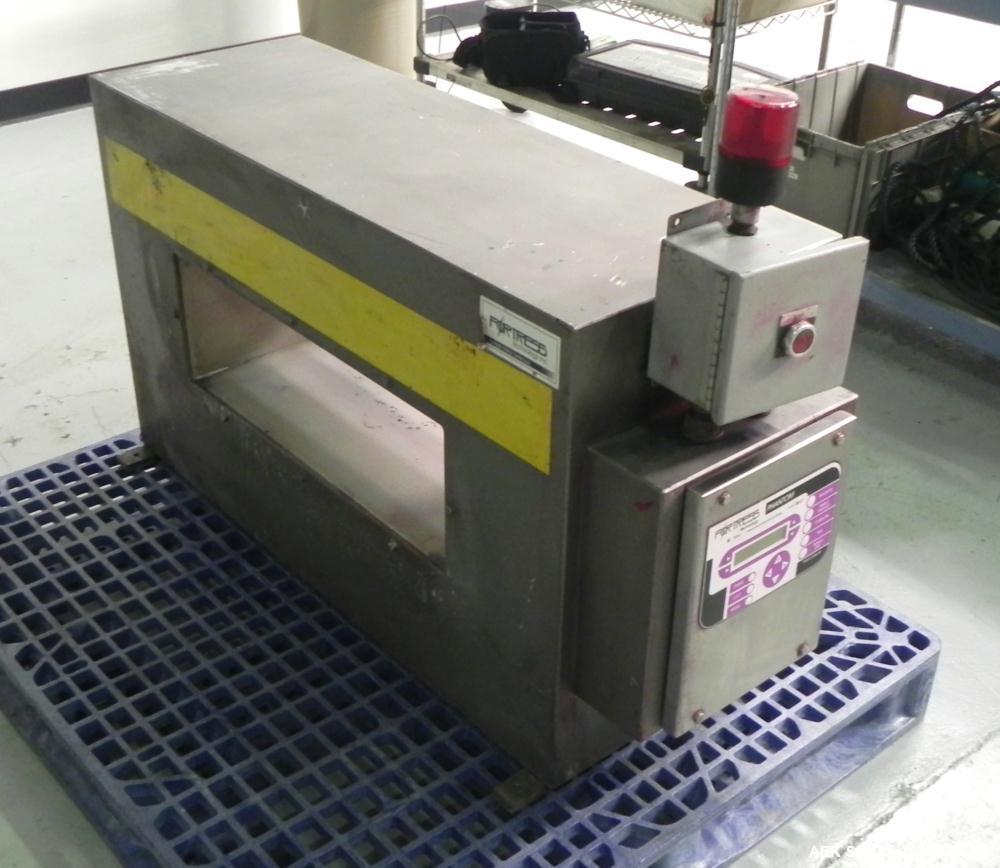 Used Fortress Technology Model Phantom Metal Detector. Has stainless steel Body Only. Aperture size approximate 24” wide x 8” tall x 14” deep.
