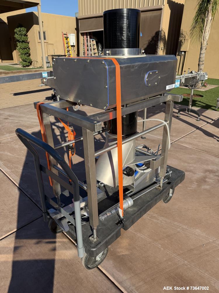 Used Loma Systems IQ4 VF 238 Vertical Fall Metal Detector – 8-Inch Gravity Feed Powder Inspection System