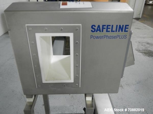 Used- Safeline PowerPhase Plus Metal Detector. 5"