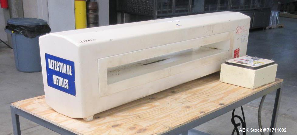 Used- Safeline Model PowerPhase Pro Conveyor Mounted Metal Detector