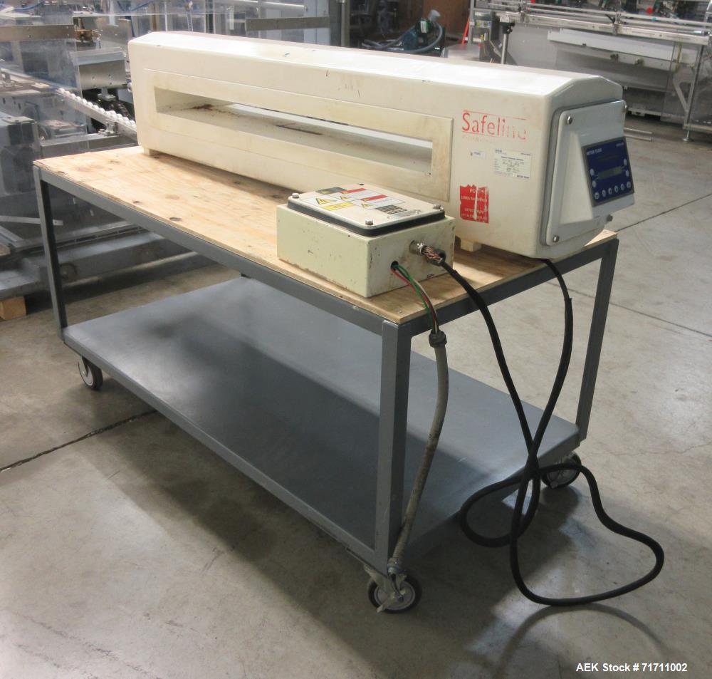 Used- Safeline Model PowerPhase Pro Conveyor Mounted Metal Detector