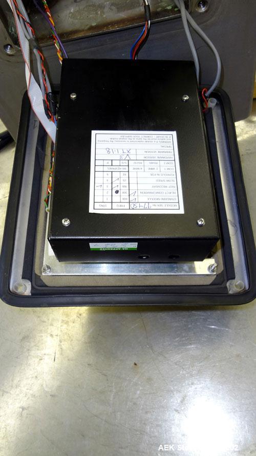 Used Safeline Powerphase Metal Detector Conveyorized Metal Detector, 13 3/4 in W x 13 1/2 in H Aperture, 68 in L x 12 in W x 40 in H Plastic Mesh Belt Conveyor, Buzzer and Conveyor Stop Style Reject,...