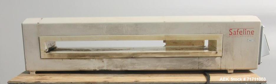 Used Safeline Model VE-PW-100/300 Conveyor Mounted Metal Detector