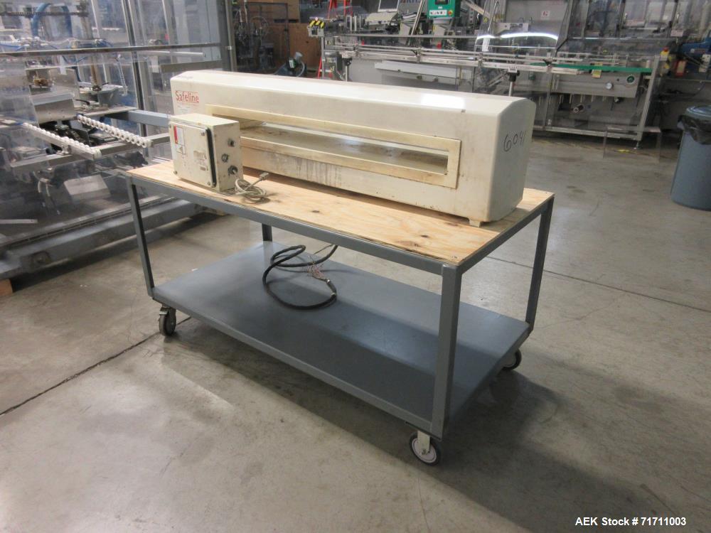 Used Safeline Model VE-PW-100/300 Conveyor Mounted Metal Detector