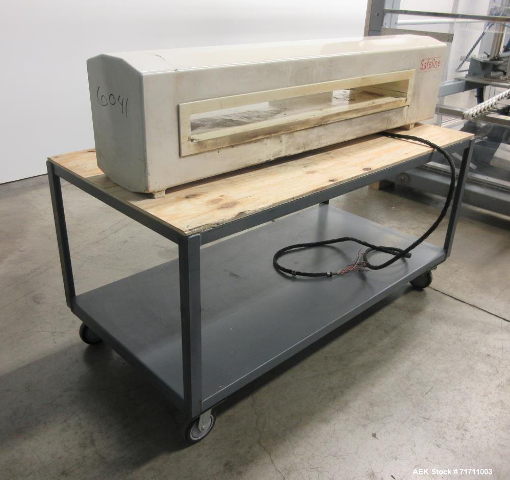 Used Safeline Model VE-PW-100/300 Conveyor Mounted Metal Detector