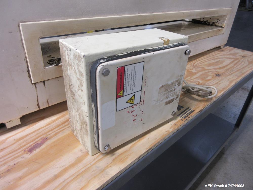 Used Safeline Model VE-PW-100/300 Conveyor Mounted Metal Detector