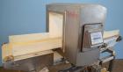 Used Safeline Powerphase Metal Detector Conveyorized Metal Detector, 13 3/4 in W x 13 1/2 in H Aperture, 68 in L x 12 in W x 40 in H Plastic Mesh Belt Conveyor, Buzzer and Conveyor Stop Style Reject,...