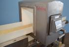 Used Safeline Powerphase Metal Detector Conveyorized Metal Detector, 13 3/4 in W x 13 1/2 in H Aperture, 68 in L x 12 in W x 40 in H Plastic Mesh Belt Conveyor, Buzzer and Conveyor Stop Style Reject,...