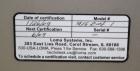 Used Safeline Signature 2 Pass Through Metal Detector, 304 Stainless Steel. Aperture size approximately 25-1/2