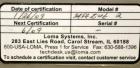 Used Safeline Signature Pass Through Metal Detector, 304 Stainless Steel. Aperture size approximately 25-1/2