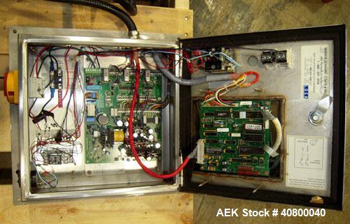 Used Lock Inspection Systems Metal Detector. Aperature size approximately 8 5/8" diameter x 4" deep. Includes a control panel.