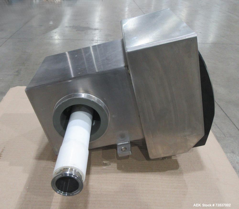 Used Fortress Stealth Pipeline Metal Detector. Approximate aperture size 4" diameter x 10-1/2" long. Through pipe is 2" diameter. Serial# Q-54003-21889.