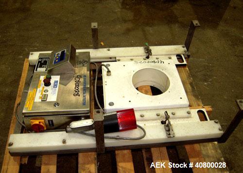 Used Lock Inspection Systems V5 Waferthin Met 30+ Metal Detector, Model Met30-200/+/IP54/286KHZ. Aperture size approximately 8 5/8" diameter x 4" deep. Includes a control panel. Built 2002.