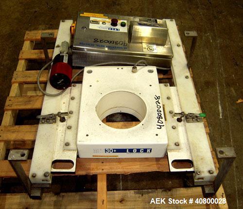 Used Lock Inspection Systems V5 Waferthin Met 30+ Metal Detector, Model Met30-200/+/IP54/286KHZ. Aperture size approximately 8 5/8" diameter x 4" deep. Includes a control panel. Built 2002.