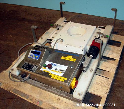 Used Lock Inspection Systems V5 Waferthin Met 30+ Metal Detector, Model Met30-200/+/IP54/286KHZ. Aperture size approximately 8 5/8" diameter x 4" deep. Includes a control panel. Built 2002.