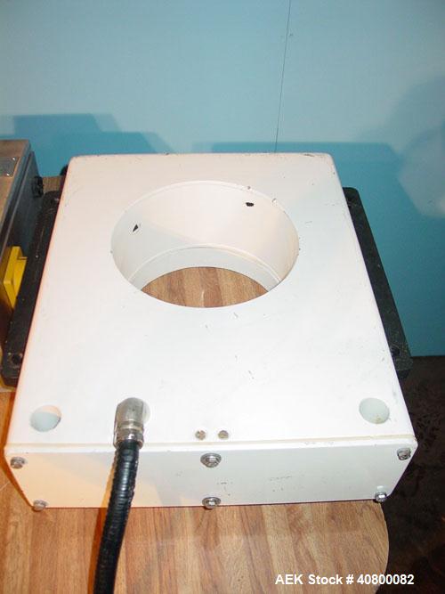 Used Lock Inspection Systems V5 Waferthin Met 30+ Metal Detector, Model Met30-200/+/IP54/286KHZ. Aperture size approximately 8 5/8" diameter x 4" deep. Includes a control panel. Built 2002.