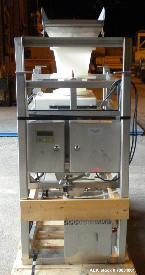 Used Yamato Lock Inspection Systems Fall Thru Metal Detector, Model Metalchek 10. Approximate 8" diameter x 4" deep chamber. Detects metals up to .75 mm (.029’’) ferrous, non-ferrous and stainless st...