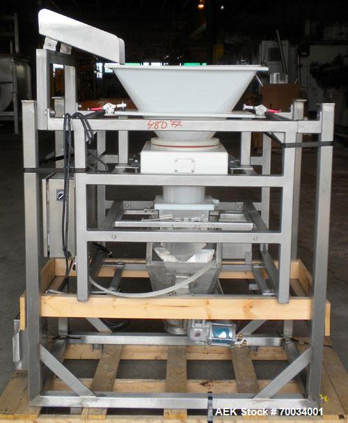 Used Yamato Lock Inspection Systems Fall Thru Metal Detector, Model Metalchek 10. Approximate 8" diameter x 4" deep chamber. Detects metals up to .75 mm (.029’’) ferrous, non-ferrous and stainless st...
