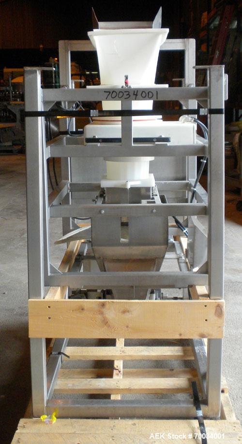 Used Yamato Lock Inspection Systems Fall Thru Metal Detector, Model Metalchek 10. Approximate 8" diameter x 4" deep chamber. Detects metals up to .75 mm (.029’’) ferrous, non-ferrous and stainless st...