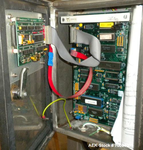 Used Yamato Lock Inspection Systems Fall Thru Metal Detector, Model Metalchek 10. Approximate 8" diameter x 4" deep chamber. Detects metals up to .75 mm (.029’’) ferrous, non-ferrous and stainless st...
