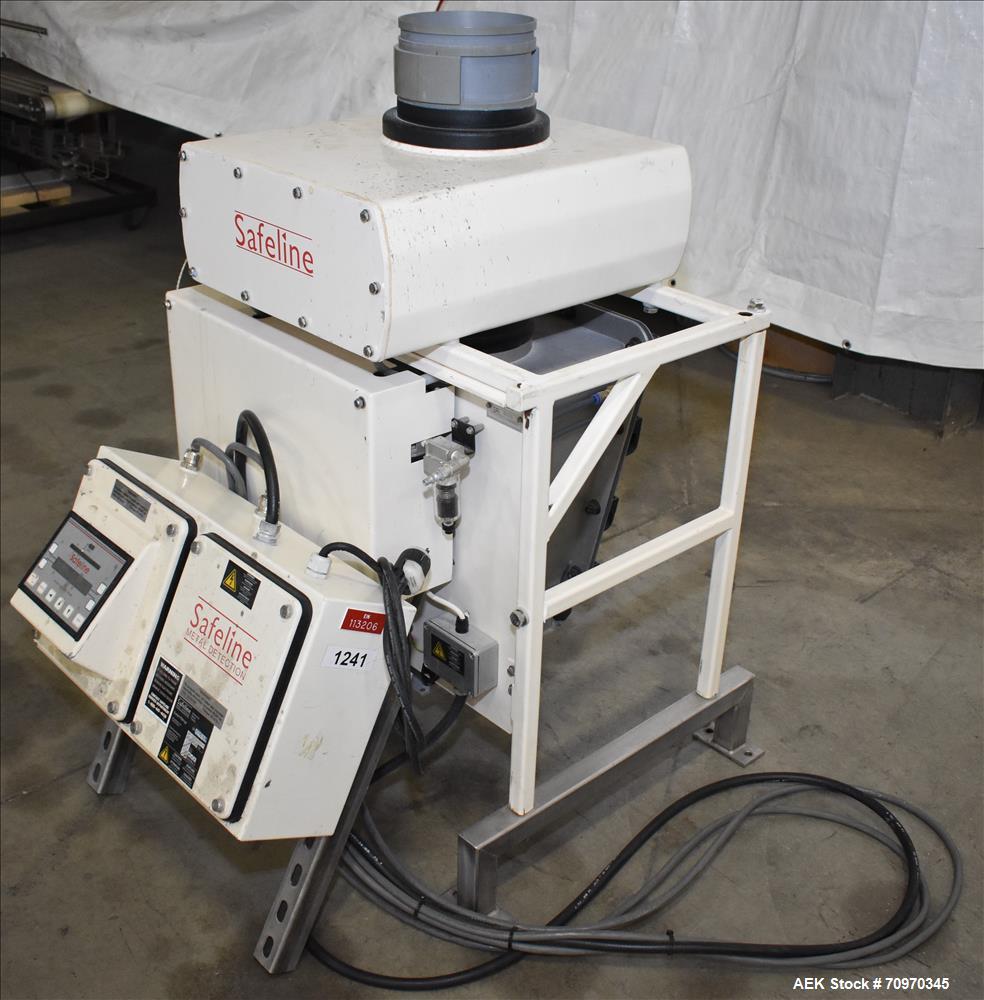 Used Safeline Metal Detector 5.75" pipeline with diverting gate discharge