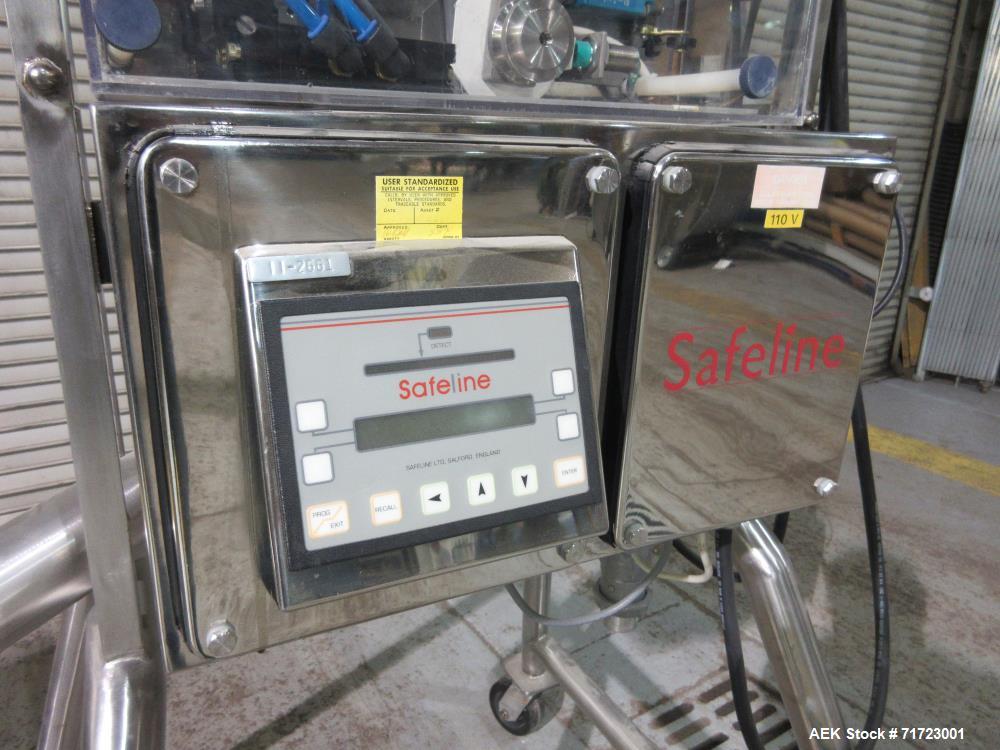 Used Safeline Model GF65 Flow Through Metal Detector