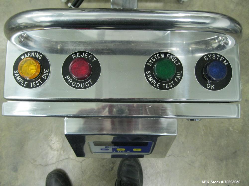Used Lock Metal Detector, Model MET 30+, 3.75" x 1.5" opening with reject, serial #3263/2, part #3263, new 2000.