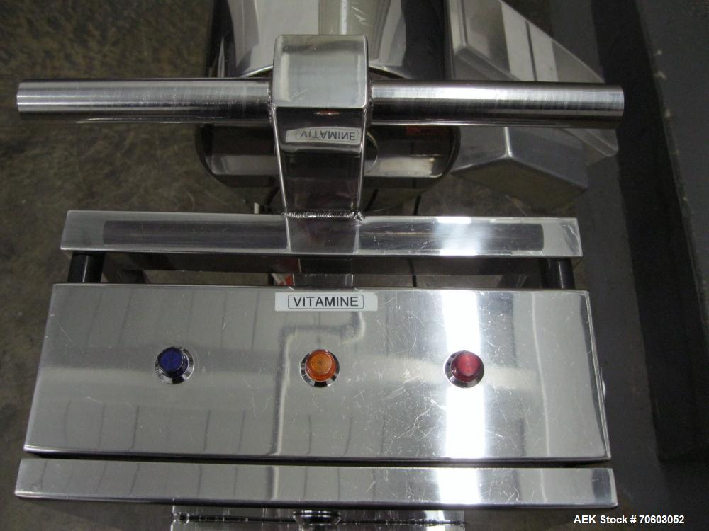 Used Lock Metal Detector, 3.75" x 1.5" opening with reject, 110 volt 60 hz, serial #PH29-RJ143, SO #23183-1.