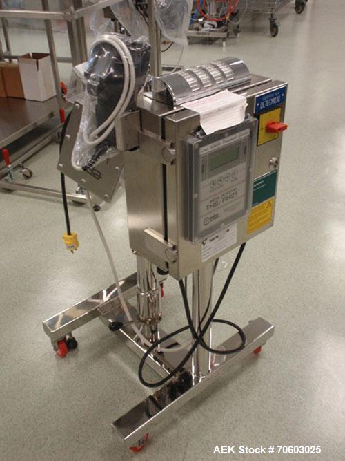 Used CEIA Metal Detector, Type THS/PH21. 4" Wide x 1.5" tall opening, 115 volt, serial# 20300225032.