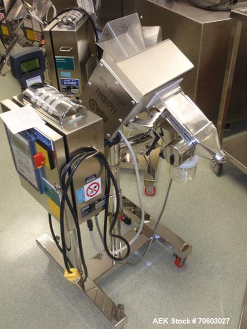 Used CEIA Metal Detector, Type THS/PH21. 4" Wide x 1.5" tall opening, 115 volt, serial# 20300225031.