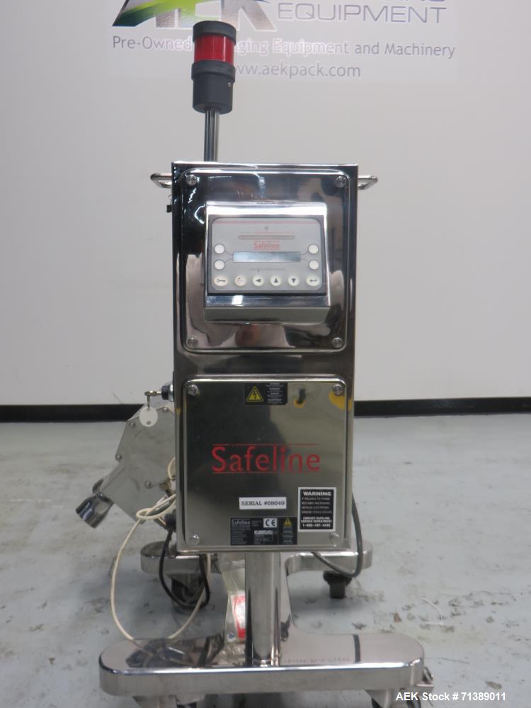 Used Safeline Capsule Metal Detector.