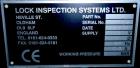 Used Lock Inspection Systems Fall Thru Metal Detector, Model MET 30+ Universal. 3 3/4