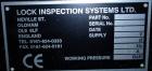 Used Lock Inspection Systems Fall Thru Metal Detector, Model MET 30+ Universal. 3 3/4