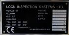 Gebraucht- Lock Inspection Systems Ltd Metalldetektor, Modell MET 30+. Öffnung ca. 3,75' breit x 1' hohe Öffnung. Montiert a...