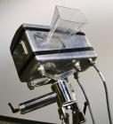 Used Safeline PharmXS Tablet/Capsule Metal Detector, Model PHARMXS/76X38/V2/600/RC, Stainless Steel. Approximate aperture 1.3’’ tall x 3.7’’ wide. Rated up to 10,000 tablets per minute. Mounted on a ...
