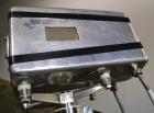 Used Safeline PharmXS Tablet/Capsule Metal Detector, Model PHARMXS/76X38/V2/600/RC, Stainless Steel. Approximate aperture 1.3’’ tall x 3.7’’ wide. Rated up to 10,000 tablets per minute. Mounted on a ...