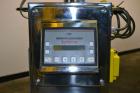 Used Safeline PharmXS Tablet/Capsule Metal Detector, Model PHARMXS/76X38/V2/600/RC, Stainless Steel. Approximate aperture 1.3’’ tall x 3.7’’ wide. Rated up to 10,000 tablets per minute. Mounted on a ...