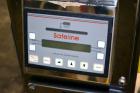 Used Safeline PharmX Tablet/Capsule Metal Detector, Model PHARMXS/76X38/V2/600/RC, Stainless Steel. Approximate aperture 1.3’’ tall x 3.7’’ wide. Rated up to 10,000 tablets per minute. Mounted on a s...